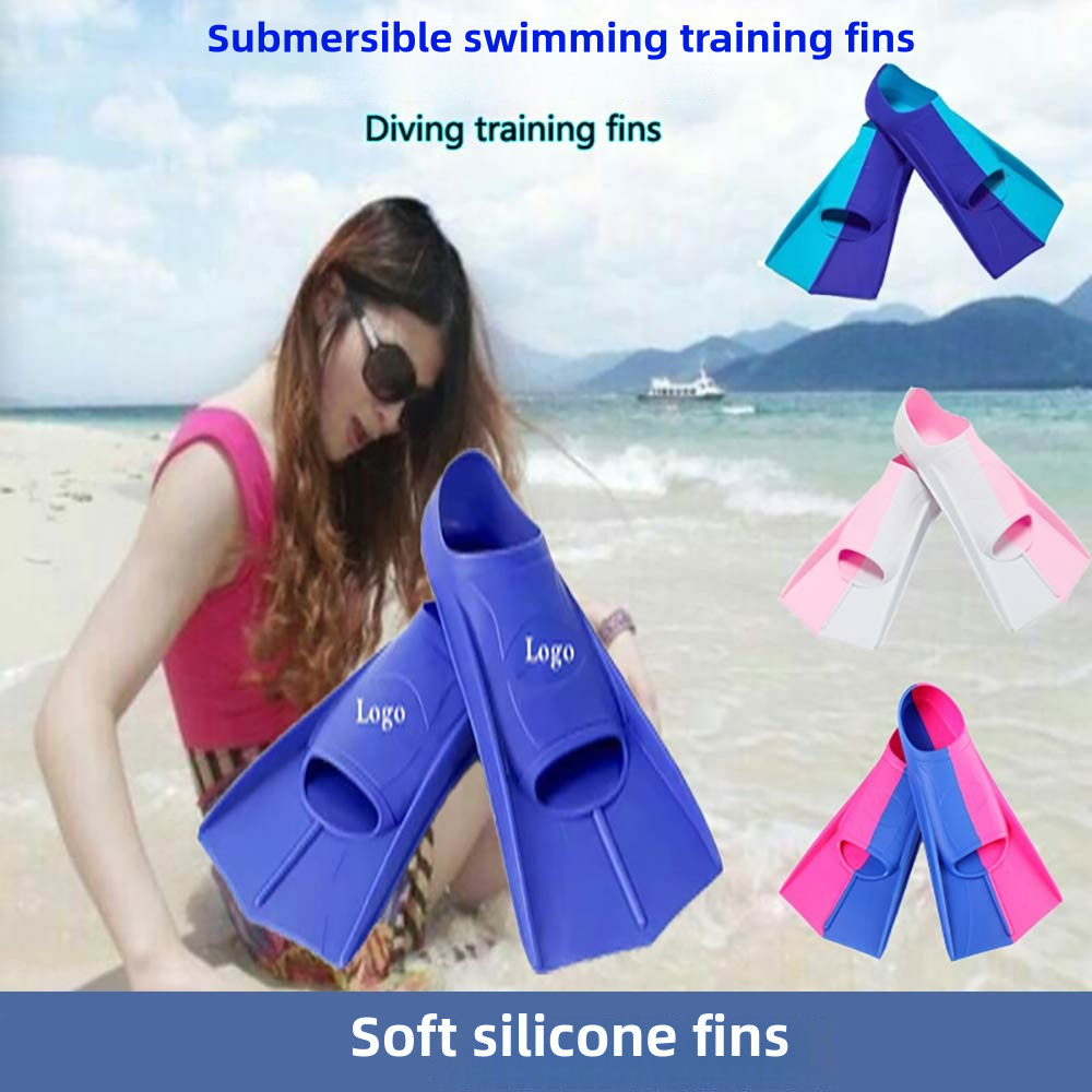 เด็กs Flipperว่ายน้ําดําน้ํา Flipper ผู้ใหญ่แยก Flipper ชายและหญิงว่ายน้ํากบรองเท้าดําน้ํารองเท้าน้ํ