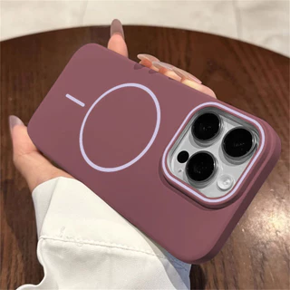 เคลือบด้าน การชาร์จแบบไร้สาย ทรศัพท์เคลือบแม่เหล็ก สำหรับ OPPO Reno 15 15 Pro 5G 14 Pro 14F 13 Pro 5G Reno 11 12 Pro 9 Pro 13F 12F A5 Pro เคสกันกระแทกป้องกันกล้อง ซิลิโคนพีซีกันกระแทก Phone case