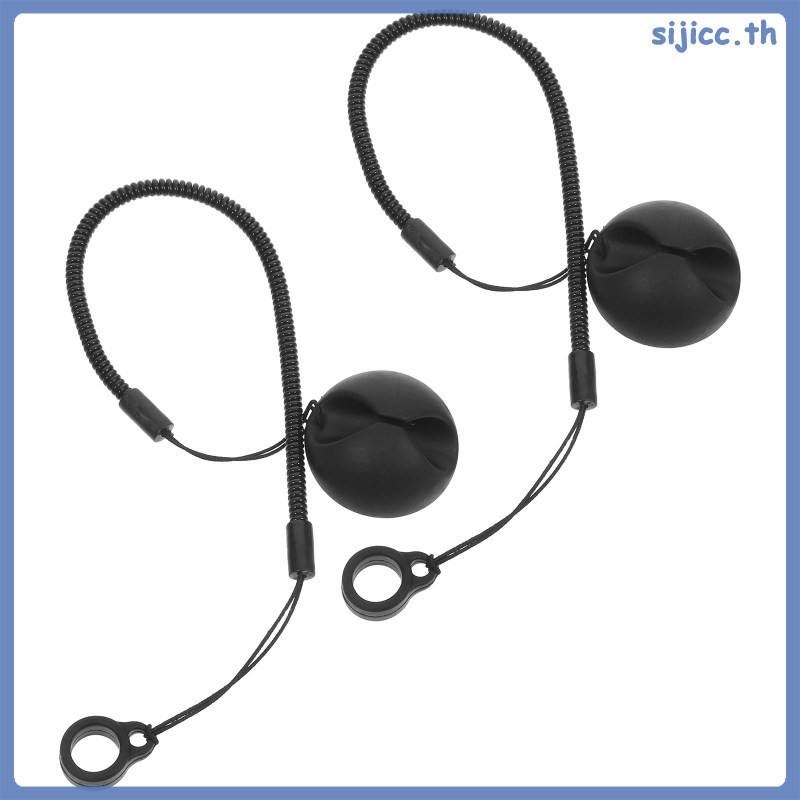 📎 สายคล้องปากกาแบบหดได้ Retractable Tether Lanyard 2Set สำหรับที่วางปากกาโต๊ะ ทำงาน โรงเรียน ประชุม บ้าน เคาน์เตอร์