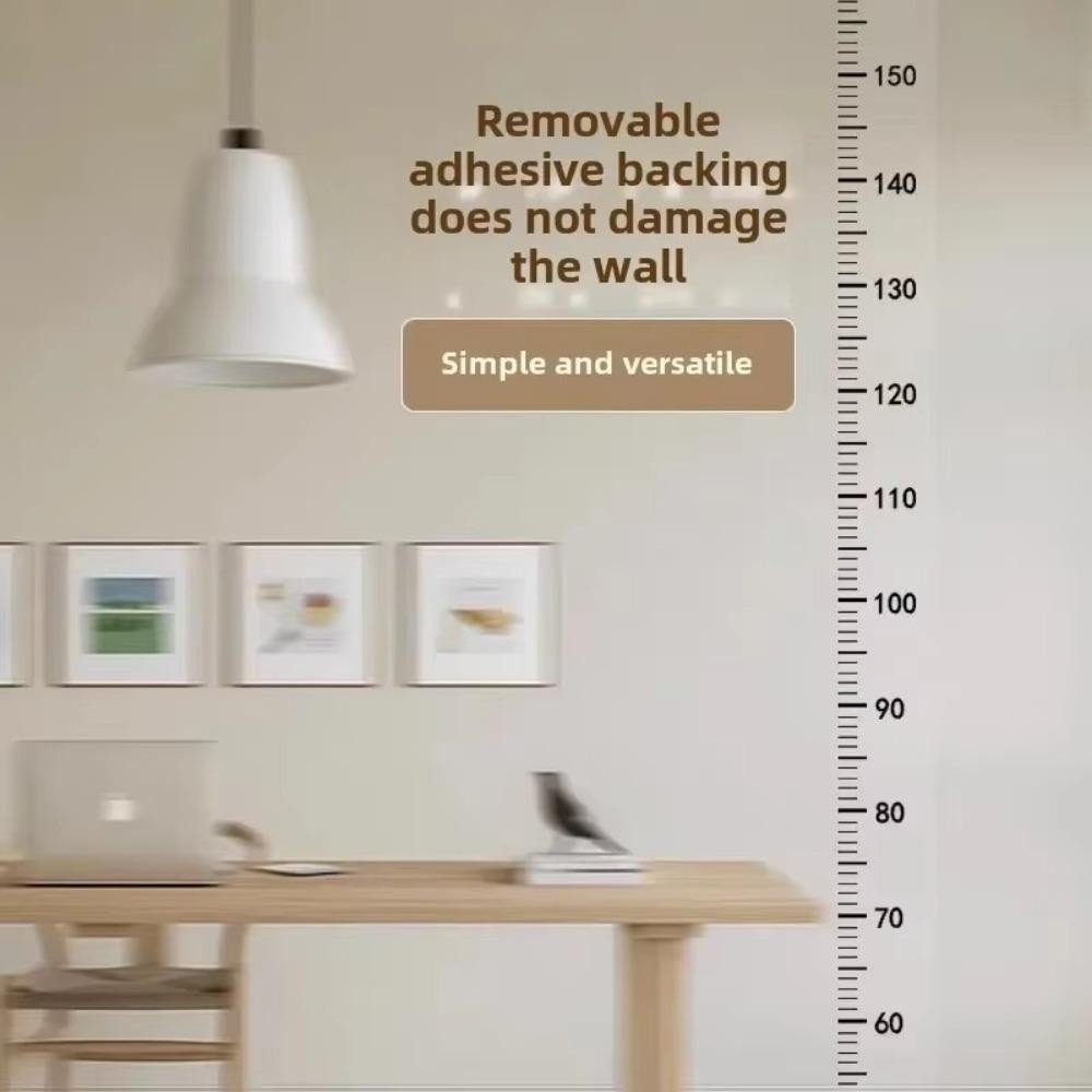 สติ๊กเกอร์วัดส่วนสูง โดร์, แผนภูมิการเจริญเติบโตของเด็กกันน้ําความสูง 2ม, เทปวัดความสูงแบบถอดได้โปร่งใสแบบมีกาวในตัวใช้ในบ้าน - รูปที่ 3