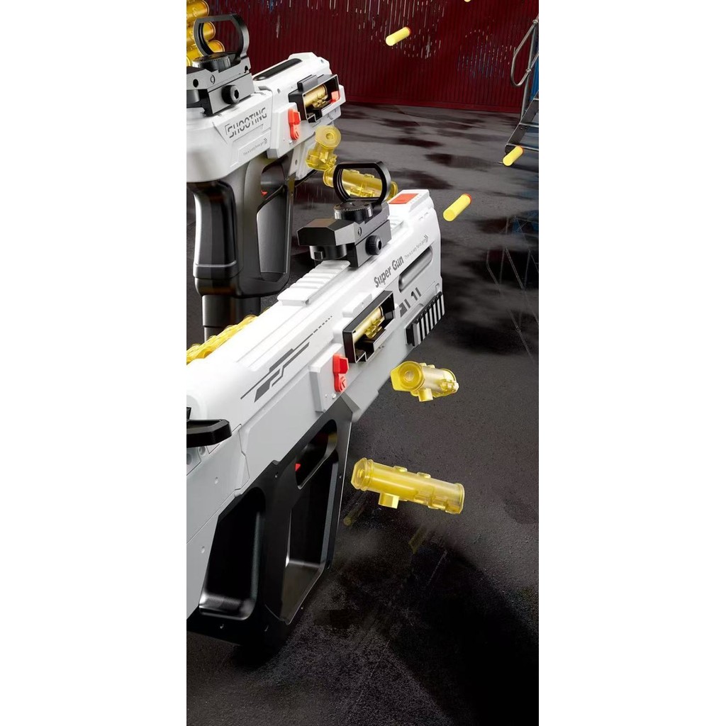 Soft Bullet Gun Children's Internet Celebrity Douyin Same Large Electric Spray Shell Toy Gun Boy To