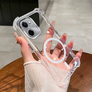 กันกระแทก Case สําหรับ Redmi 13C 4G เคสโทรศัพท์ 2025 ใหม่การออกแบบแม่เหล็กความงามกรณี SZ15