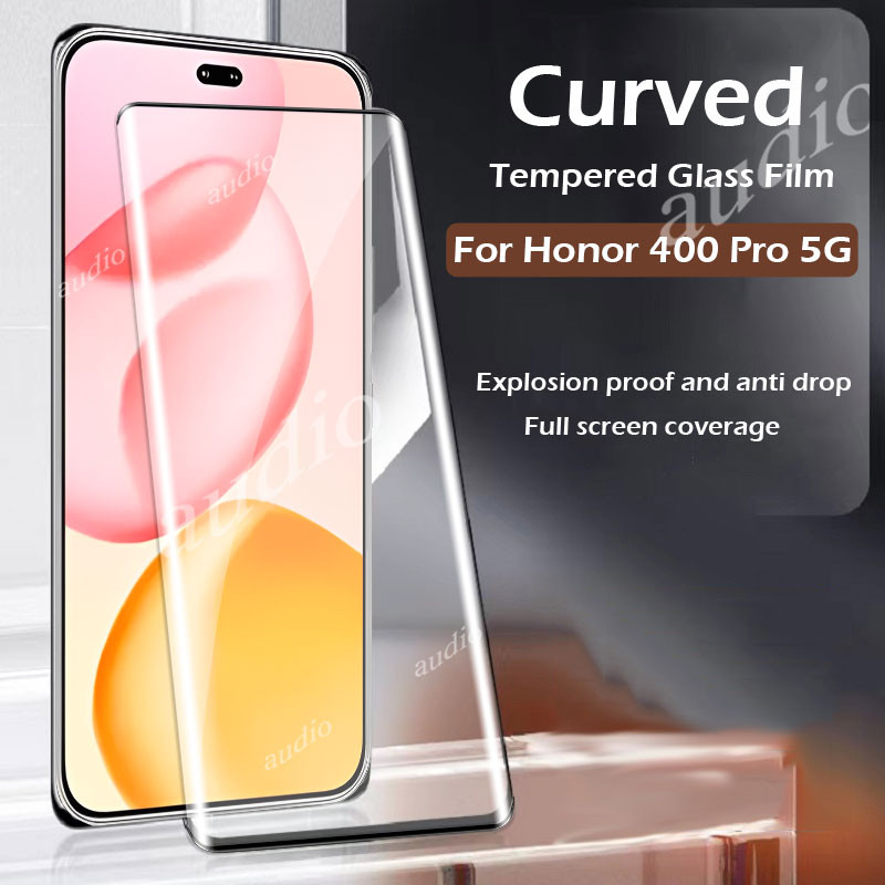 Honor 400 Pro 5G 3D ร้อนดัดหน้าจอด้านหน้าสําหรับ Honor 400 Pro 5G 2025 ฟิล์มกระจกนิรภัยสําหรับ Honor