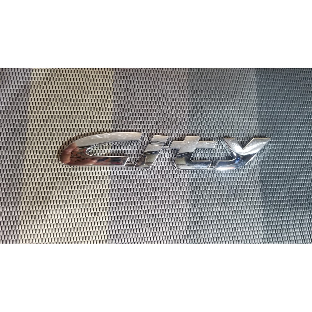 City Emblem Plastic Stick On สําหรับ Honda City SX8