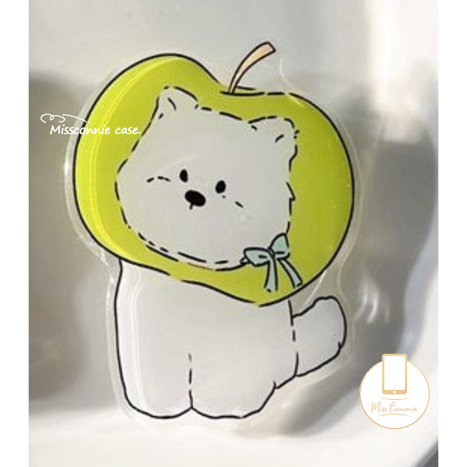 อินเทรนด์น่ารักสตรอเบอร์รี่สีดําลูกแมวยืนไอศกรีมลูกสุนัขที่วางโทรศัพท์คู่สร้างสรรค์แมวสุนัขผลไม้ดอกไม้ Bracect - รูปที่ 3