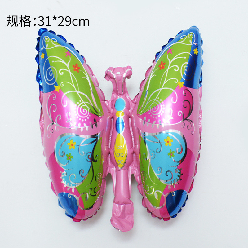 บอลลูนฟิล์มอลูมิเนียมผีเสื้อขนาดใหญ่ฮีเลียมธีมฤดูใบไม้ผลิแมลงรูปร่างบอลลูน - รูปที่ 6