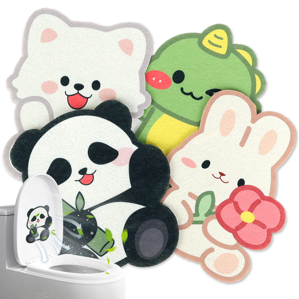 สติ๊กเกอร์ติดห้องน้ําหอมแบบมีกาวในตัว Muti - แผ่นแปะดอกไม้ติดทนนาน 1/4 ชิ้น