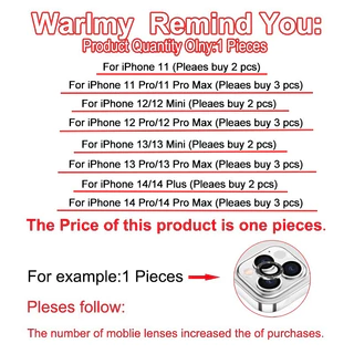 ฟิล์มกล้อง For Iphone 11 17 16 Pro Max 15 13 14 16 Plus 12 Mini 16promax 15promax 14promax 13promax ฟิล์มเลนส์กล้อง