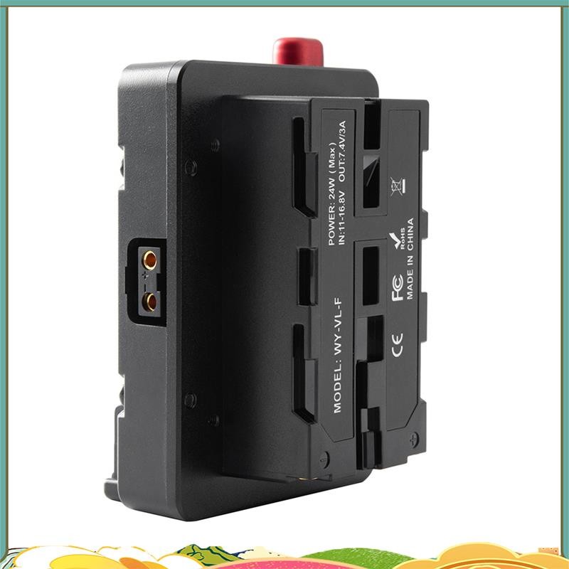 Power Adapter Mount Plate สําหรับ Mini Nano V/V Mount แบตเตอรี่ NP-F NP-F960 NP-F970,D-Tap สําหรับกล