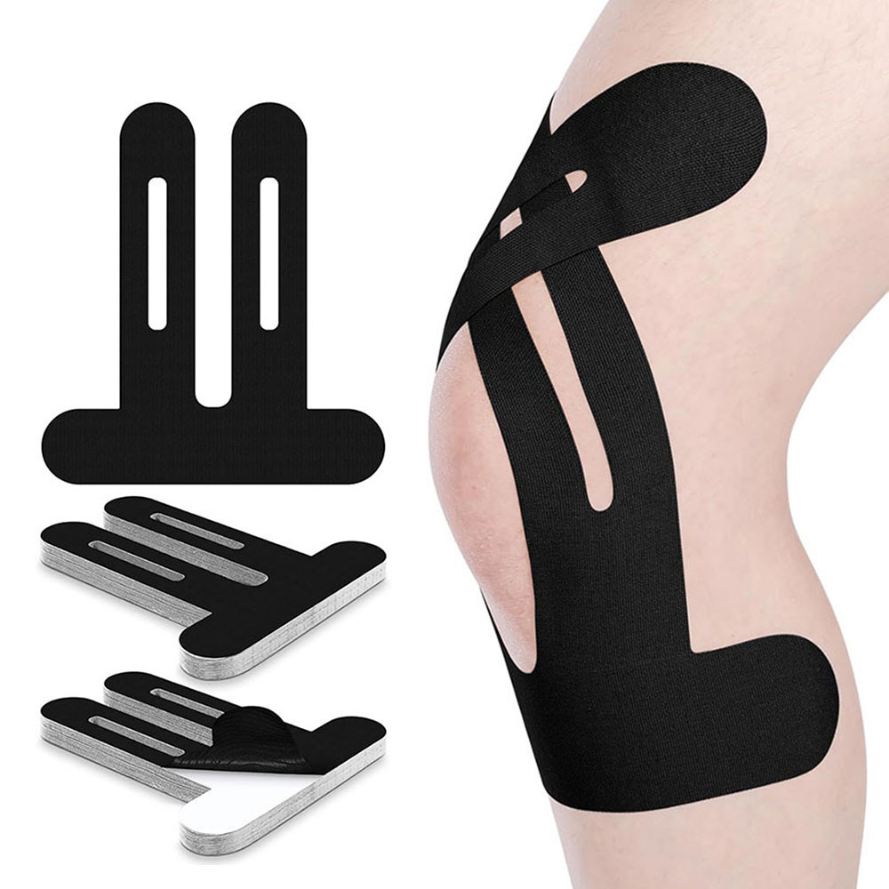 5/10ชิ้น กายภาพ เทปยืดหยุ่นกีฬาป้องกันแพทช์กีฬาเข่าเทปสําหรับเข่าสนับสนุน & ความเสถียร