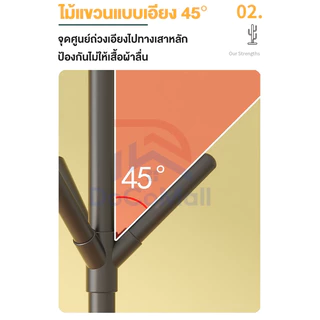 DoCoMallที่แขวนหมวกและเสื้อโค๊ท ที่แขวนกระเป๋า ราวแขวนเสื้อ ราว ราวแขวนหมวก แบบกิ่งไม้ โครงเหล็ก วางในทางเข้า