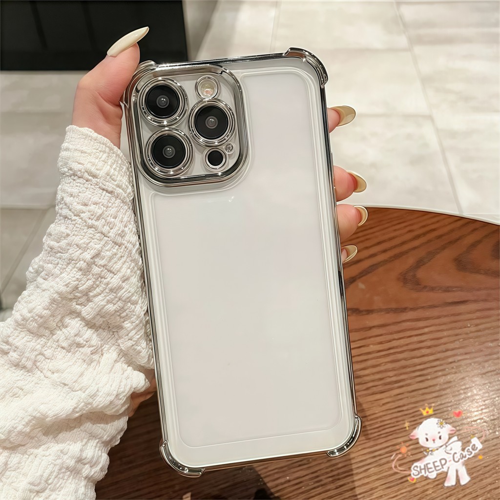 ✨ นี่ยม! ✨ เคสสี่มุมที่ป้องกันการล้ม ระดับสูง บรรยากาศ สําหรับ IPhone16 15 14 13 12 11 7 8 plus Pro Promax X XR XS - รูปที่ 5