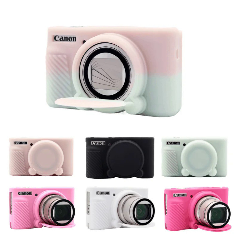 New Design Soft SX740 Camera Silicone Case For Canon PowerShot SX730 SX740 SX740HS Rubber Cover Body