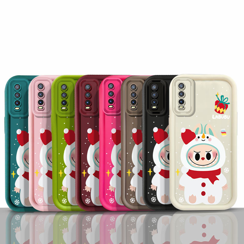 Merry Christmas Snowman Labubu เคสโทรศัพท์สําหรับ VIVO Y20 V1901A V2026 V2033 V2027V2032 V2042 V2029 V2028 V2038 V2102A V2043 V2048 V2111 V2 V2 V2 V2 V2E V2111 V30 S10s