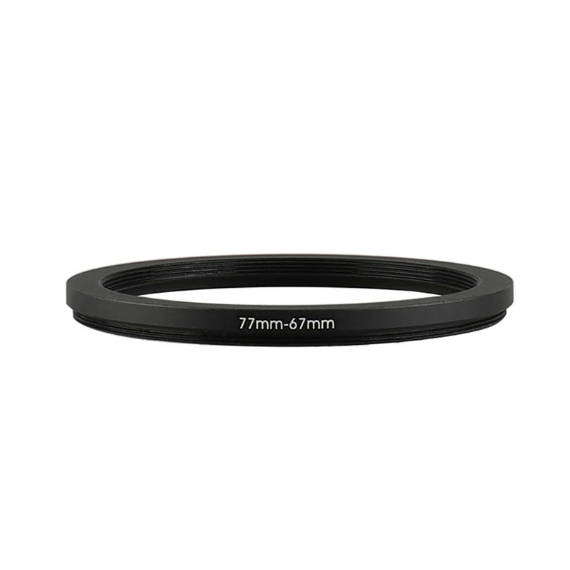 New Camera Lens Filter Metal Adapter Ring 77mm-67mm Step Down Ring Set 77 To 67 77-67mm 77-67 Filter