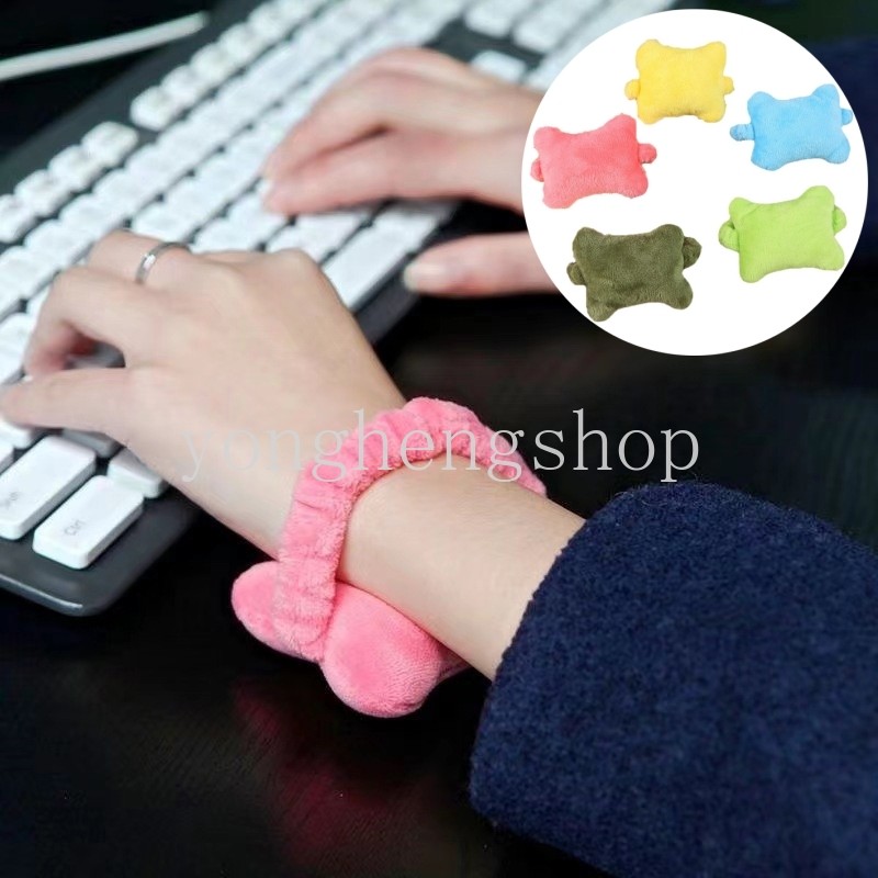 อเนกประสงค์ข้อมือแผ่นสนับสนุนเมาส์ข้อมือส่วนที่เหลือป้องกันยามได้อย่างอิสระย้ายมือหมอนบรรเทาอาการปวดอุปกรณ์สํานักงาน