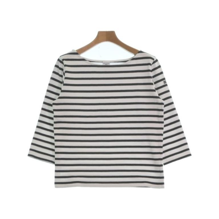 CHANTECLAIR Tshirt Shirt Striped Women black White Direct from Japan Secondhand