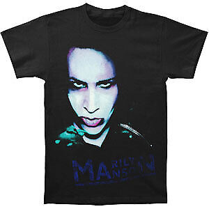 Mens Marilyn Manson Oversaturated T-Shirt Small Tops