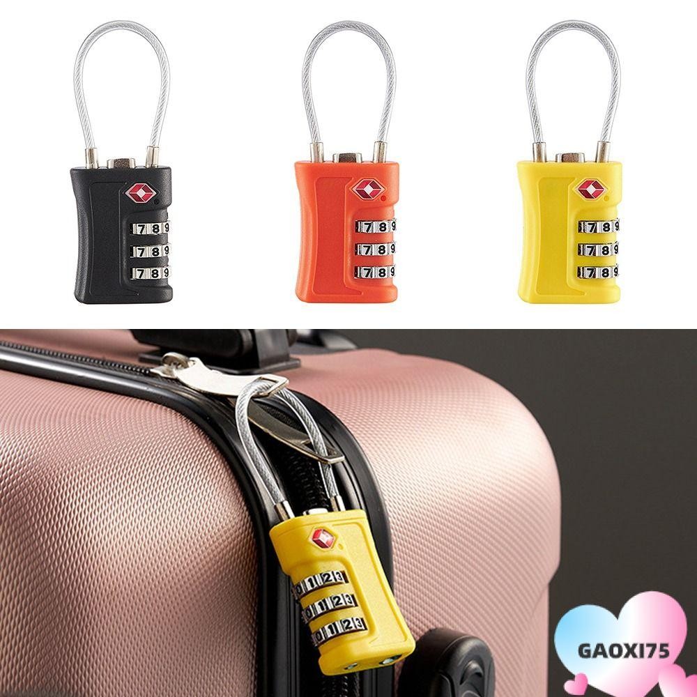 Gaoxi75 TSA ล็อครหัสแบบกําหนดเอง เครื่องมือรักษาความปลอดภัยแบบพกพา ตู้ Locker กุญแจสีตัดกัน