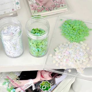 เลื่อมโคลเวอร์สี่ใบ DIY อุปกรณ์บรรจุภัณฑ์ของขวัญวัสดุบรรจุ
