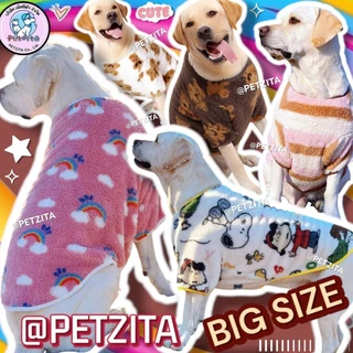 🇹🇭พร้อมส่ง🇹🇭 🐶🐕 เสื้อผ้าสำลีขนปุยนุ่มนิ่ม สำหรับ สุนัขพันธุ์กลาง ถึง หมาใหญ่