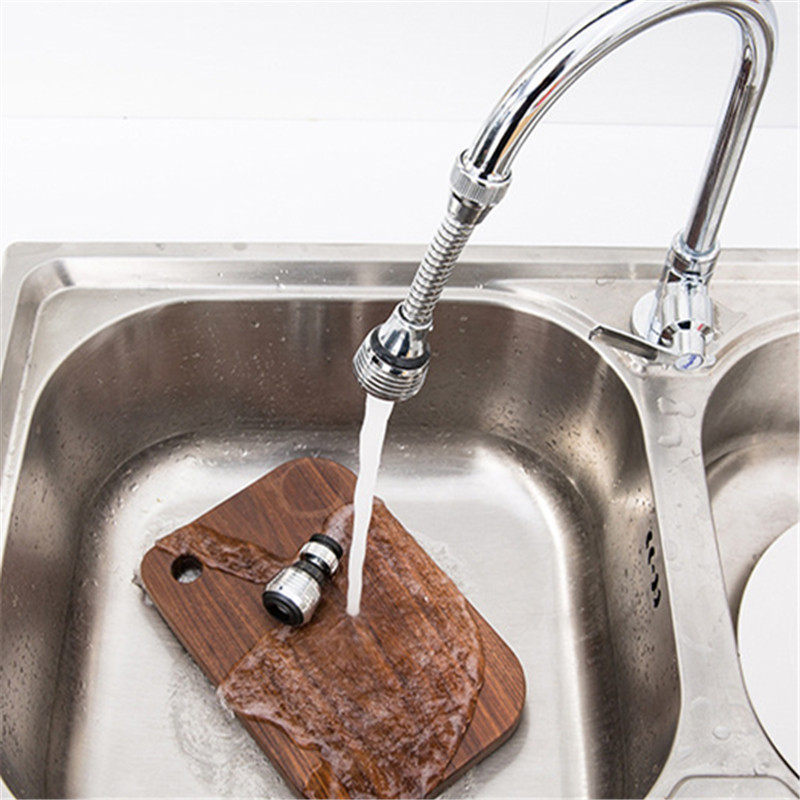 หัวต่อก๊อกน้ำ ปรับได้น้ำ2ระดับ เพิ่มแรงดัน หมุน 360 องศา ก๊อกน้ำ อ่างล้างจาน G2962 - รูปที่ 4