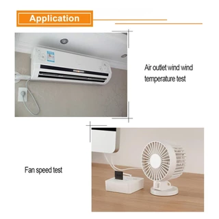 🚚ท้องถิ่น🚚 LCD Digital Anemometer เครื่องวัดความเร็วลมวัดความเร็วลมวัดเครื่องวัดเทอร์โมมิเตอร์
