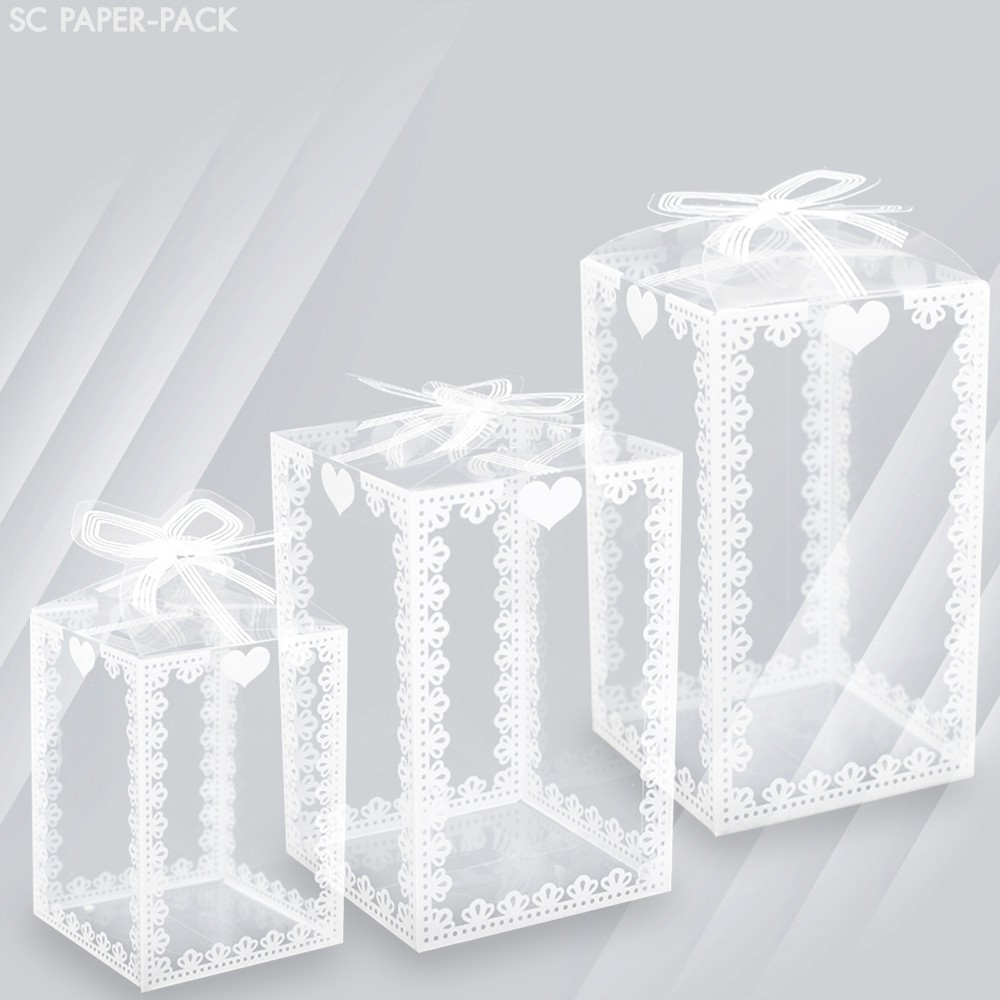 SC Paper-Pack กล่องของขวัญแบบใส (แพ็ค 10ใบ)