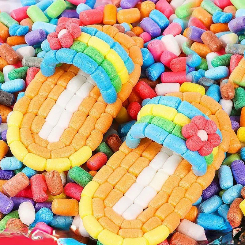 500PCS Handmade DIY Starch Kids Colorful Building Blocks Magic Corn Plasticine Children Child Toy Cr