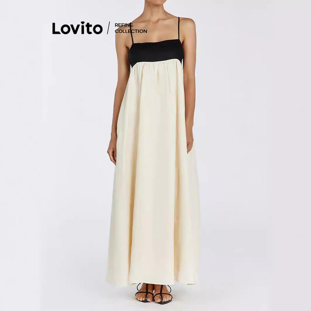 Lovito ชุดเย็บผ้าธรรมดาสบาย ๆ สำหรับผู้หญิง LNE83046