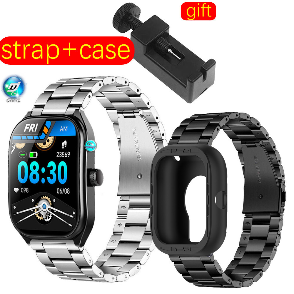 สําหรับ Aolon Curve 2 สาย สายโลหะ สายสแตนเลส Aolon Curve2 สายสมาร์ทวอทช์ สายรัดข้อมือกีฬา Aolon Curv