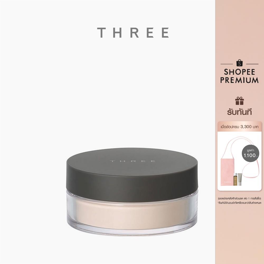 THREE Ultimate Diaphanous Loose Powder Translucent แป้งลูส พาวเดอร์ บางเบา ปกปิดรูขุมขน 17 G
