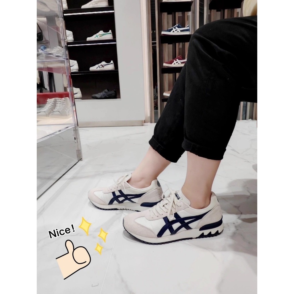 Onitsuka รองเท้าลําลองสําหรับบุรุษและสตรี CALIFORNIA 78 EX รองเท้าลําลองพื้นหนา