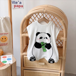 ฤดูร้อนใหม่เสื้อผ้าเด็กชายหญิงบอดี้สูท 0-24 เดือนทารกแรกเกิด…