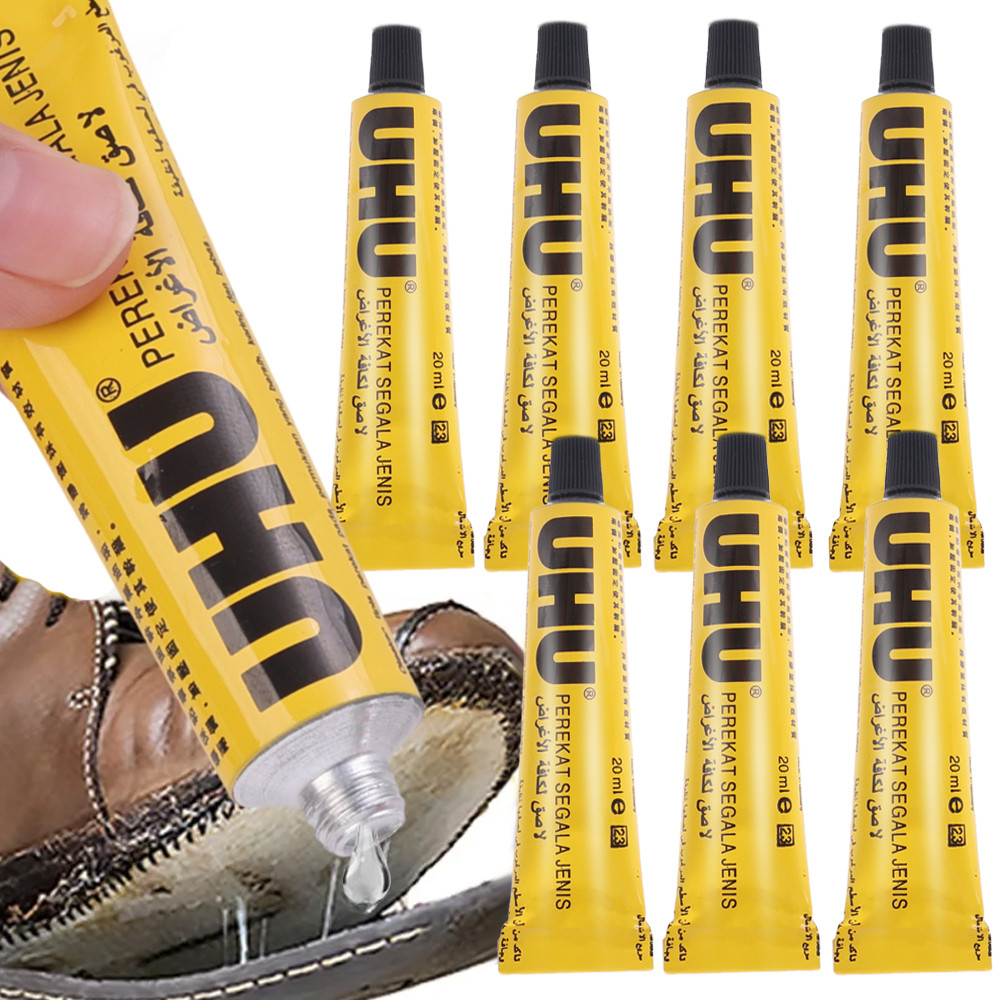 Universal UHU Germany กาวติดไม้โปร่งใสทํามือ - กาวพลาสติกซ่อมรองเท้ามัลติฟังก์ชั่น