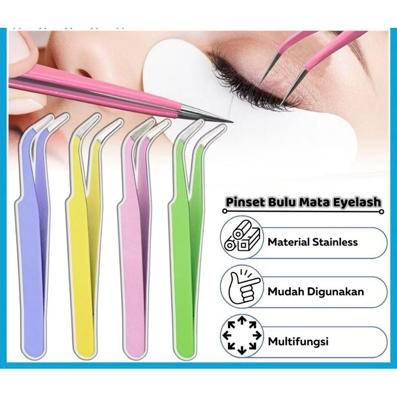 MATA แหนบต่อขนตา แหนบโค้งตรง / แหนบอเนกประสงค์ / แหนบขนตา MLH LC14