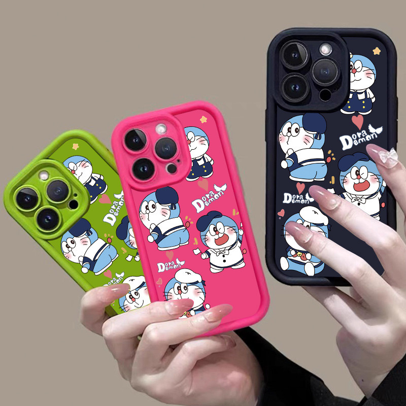 เคส Redmi 14C 13C 5G A3 13 4G POCO F6 Pro X4 GT X4 PRO 5G C61 Y49Y Doraemon Luxury Macaron Candy Col