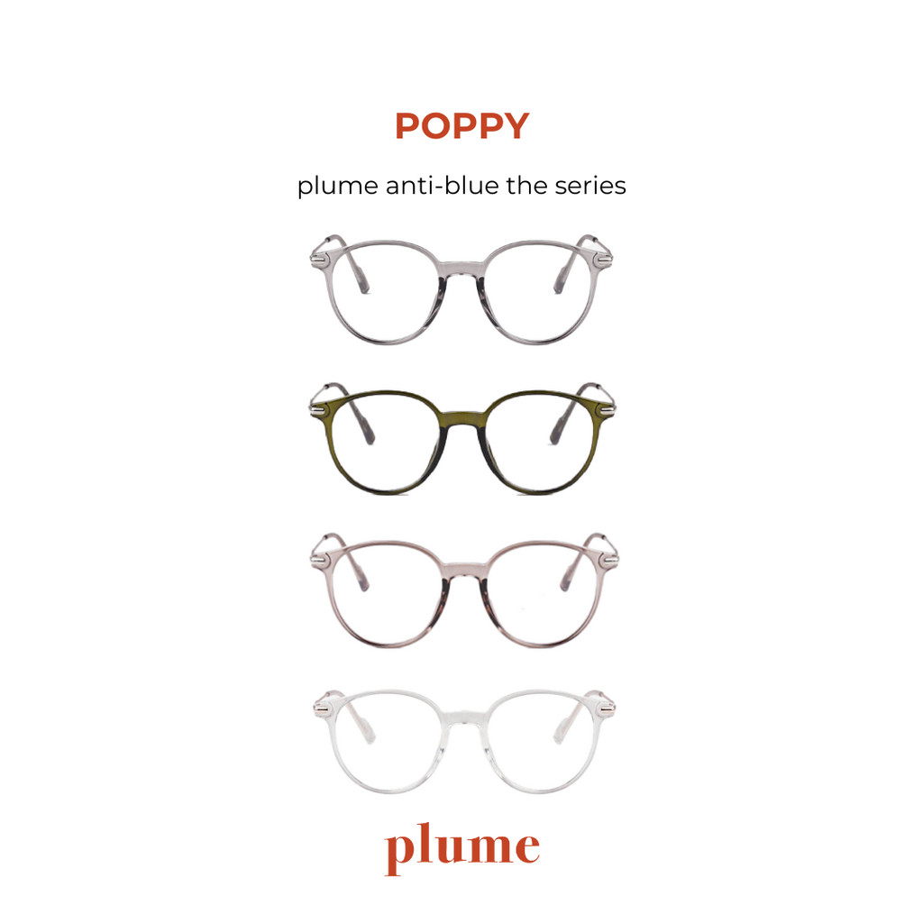 plume.bkk แว่นกรองแสงสีฟ้า รุ่น ‘Poppy’ glasses