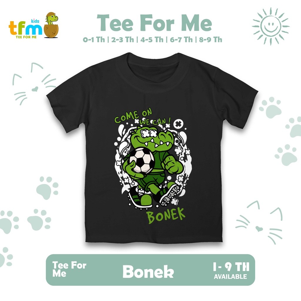 Bonek Surabaya เสื้อยืดเด็ก Persebaya Football Supporter อายุ 0 1 2 3 4 5 6 7 8 9 ปี - Fashion Kids 