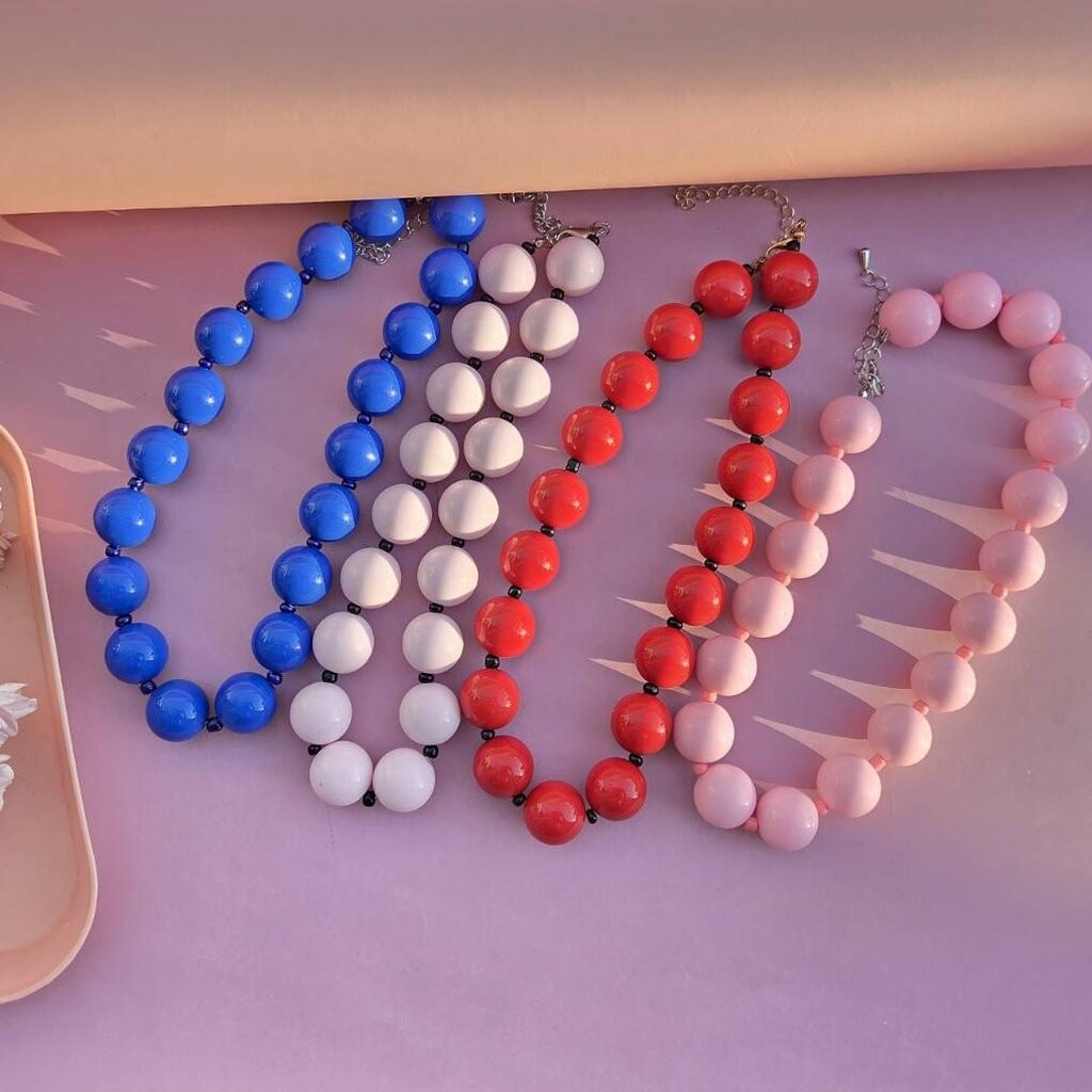 (WELRY.acc) พร้อมส่ง สร้อยคอเม็ดกลม รุ่น Bubble