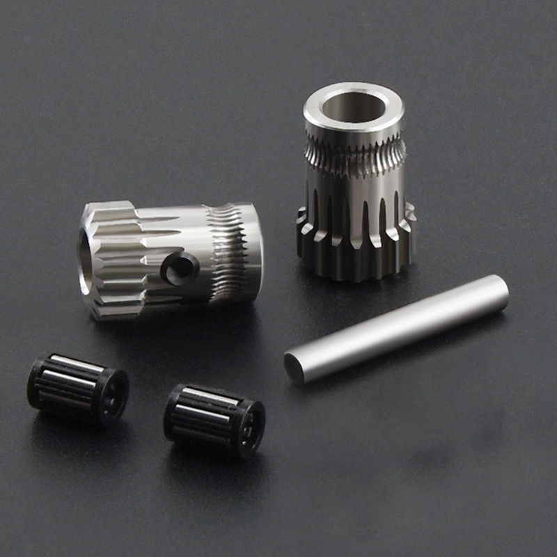 BMG แบริ่งลูกกลิ้งเข็มชุดเกียร์ 3D อุปกรณ์เสริมเครื่องพิมพ์ Extruder วัสดุจัดส่งผ้าไหมผู้ถือล้อสแตนเลส