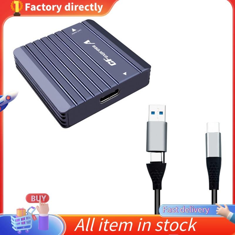 CFexpress เครื่องอ่านการ์ด Type A CFexpress Reader อะแดปเตอร์ CFexpress Card Reader USB3.2 10Gbps US