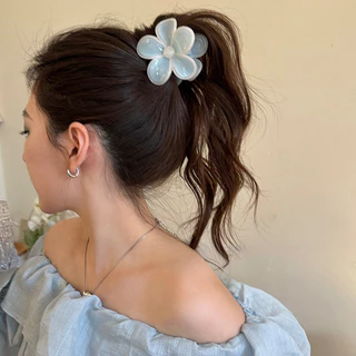 แฟชั่น Jelly Color Plumeria Flower Hairpin Grips คลิป Barrettes อุปกรณ์เสริม