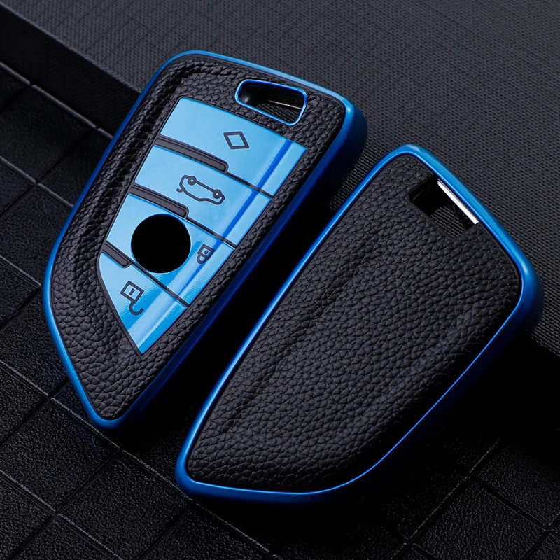 TPU car key case for BMW 216i F46 X1 X2 X3 X5 X6 GT 2 5 6 7 Series 3 4 buttons smart keyless remote 