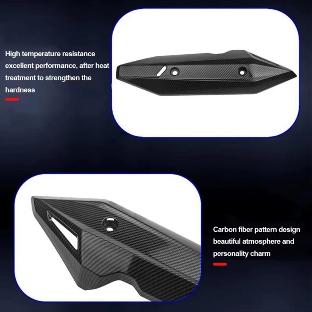 แผ่นกันร้อนท่อไอเสีย click 125i 150i ฝาคอบท่อ125 ฝาครอบท่อมอเตอร์ไซค์ - รูปที่ 6