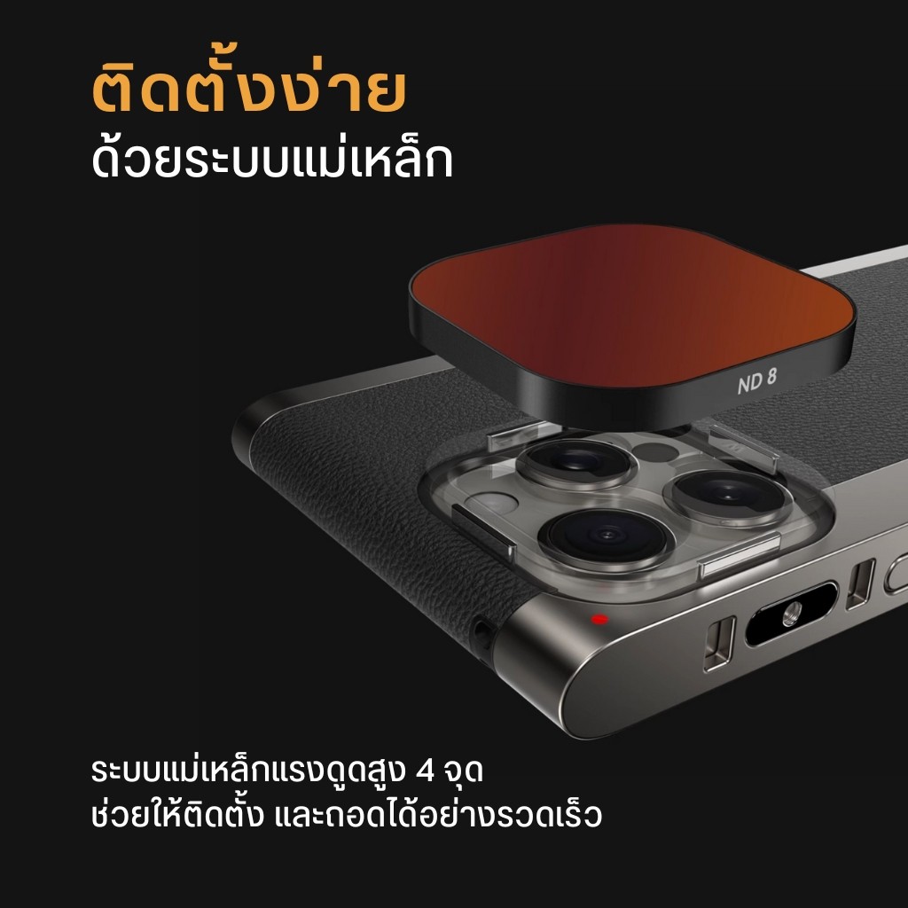 Fotorgear 4in1 Magnetic ND Filter Kits ฟิลเตอร์แบบแม่เหล็กดูดติด ค่าการลดแสง 8/16/32/64