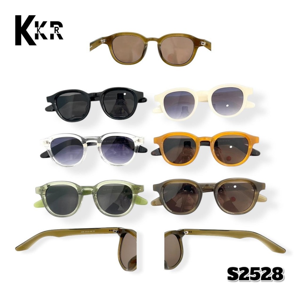 Sunglasses แว่นกันแดด S2528 ทรงหยดน้ำ กันแดดUV400 ชายหญิงใส่ได้ มีบริการเก็บปลายทาง