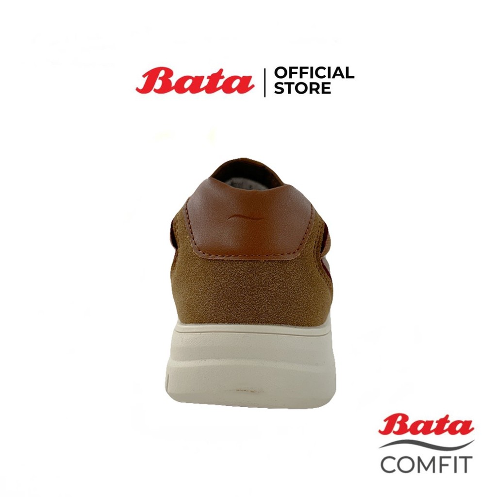 Bata บาจา Comfit รองเท้าแบบสวมทางการ เพื่อสุขภาพ สำหรับผู้ชาย รุ่น FAUSTO_FLEXFIT สีเทา 8217711 สีน้ำตาล 8218711