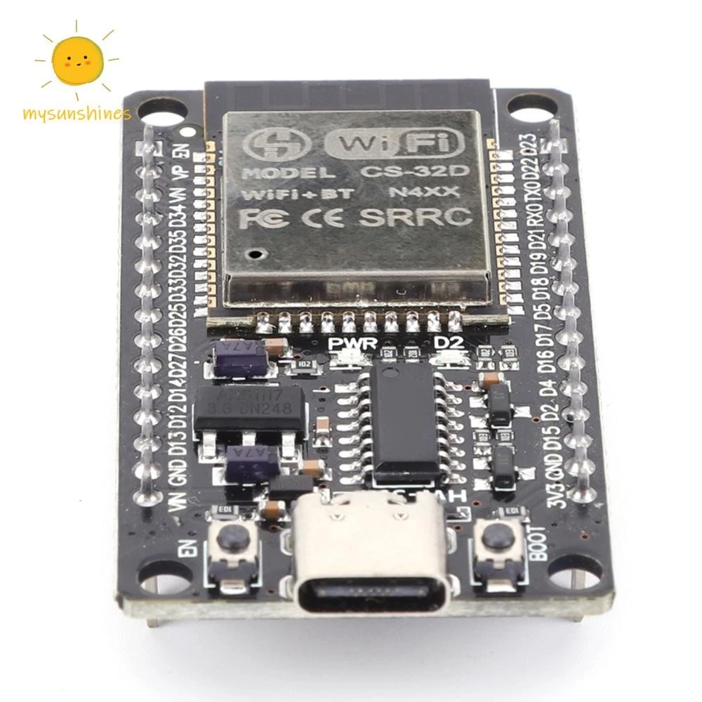 ESP32 บอร์ดควบคุม WROOM-32D บอร์ดพัฒนา WiFi+BT IOT บอร์ดพัฒนาสำหรับบ้านอัจฉริยะ