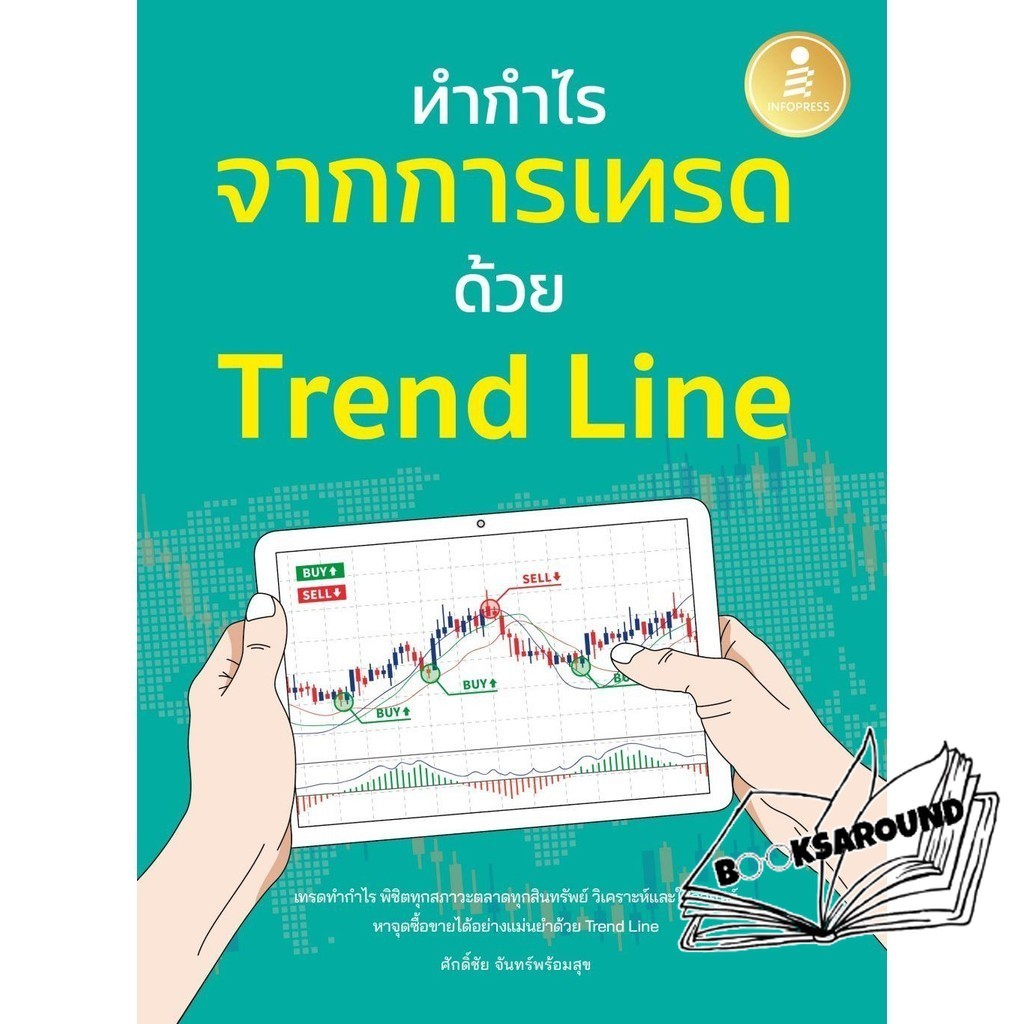 หนังสือ ทำกำไร จากการเทรด ด้วย Trend Line : ศักดิ์ชัย จันทร์พร้อมสุข : Infopress BK03 : BK03set4